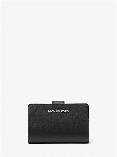 michael kors small keychain wallet|Michael Kors crossgrain leather wallet.